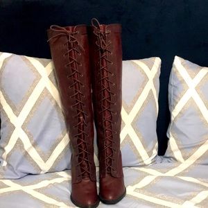 Burgundy Boots